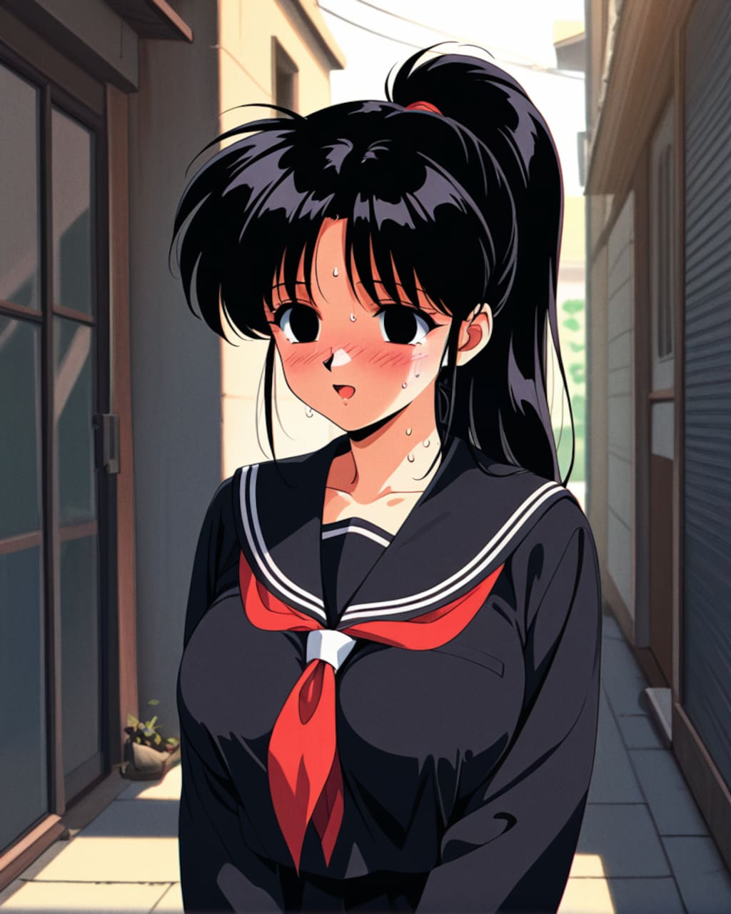 虚ろな顔
