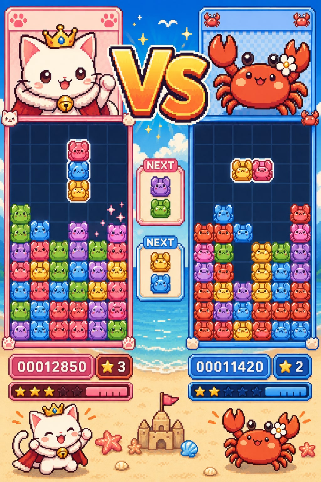 かにをのせるんだな