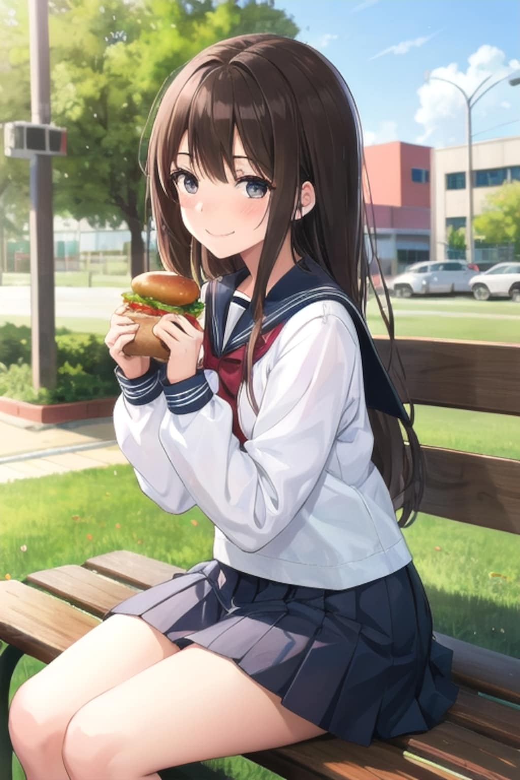 今日は暖かいから外でもいいよね