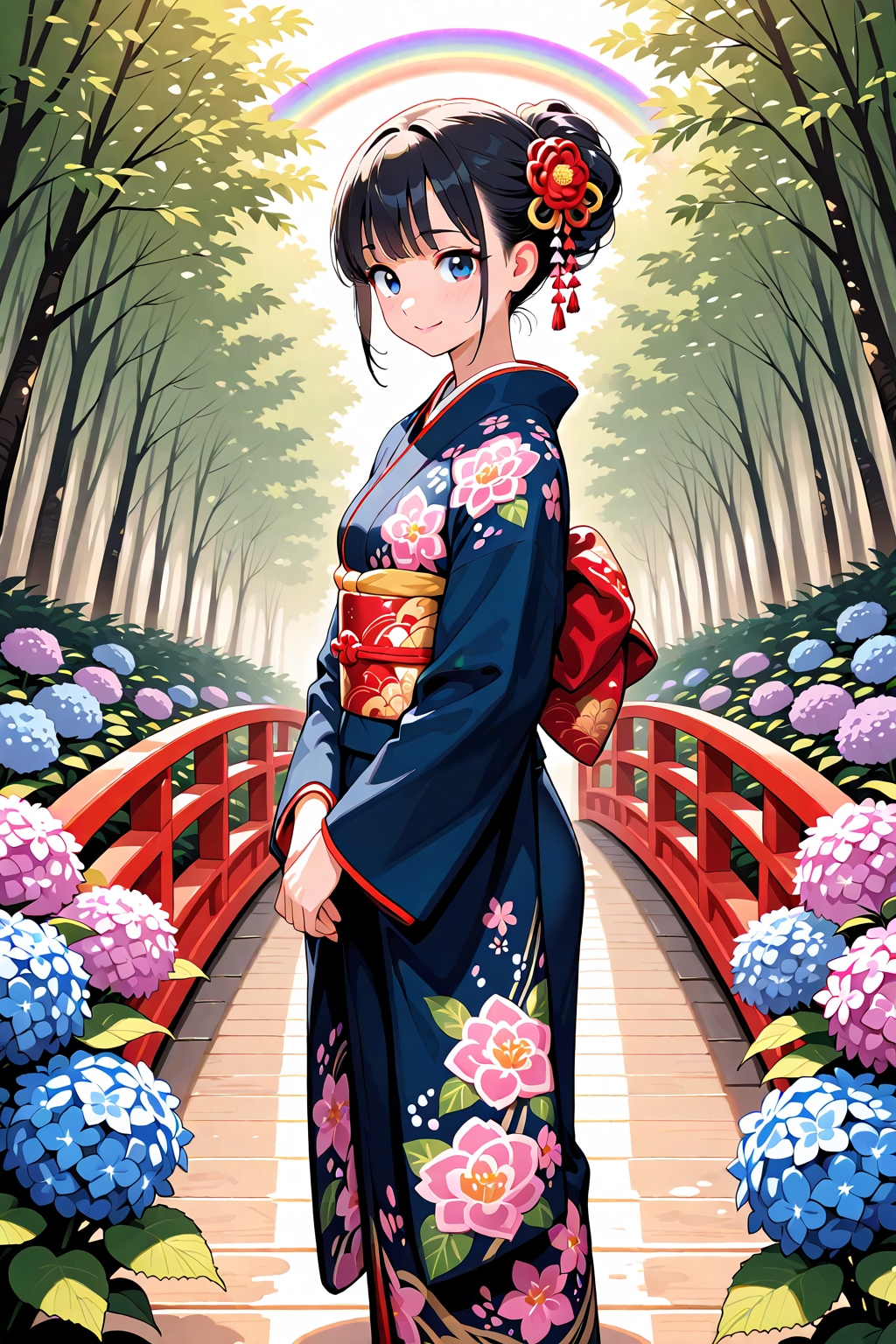 雨上がりの紫陽花