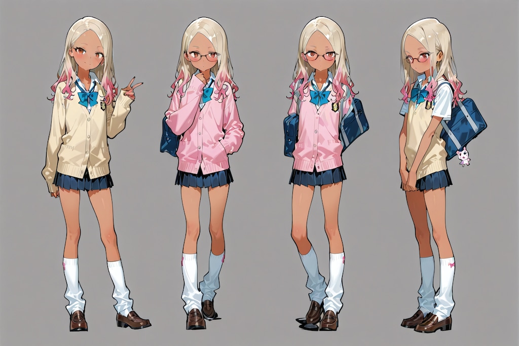 メガネ子ギャルたち