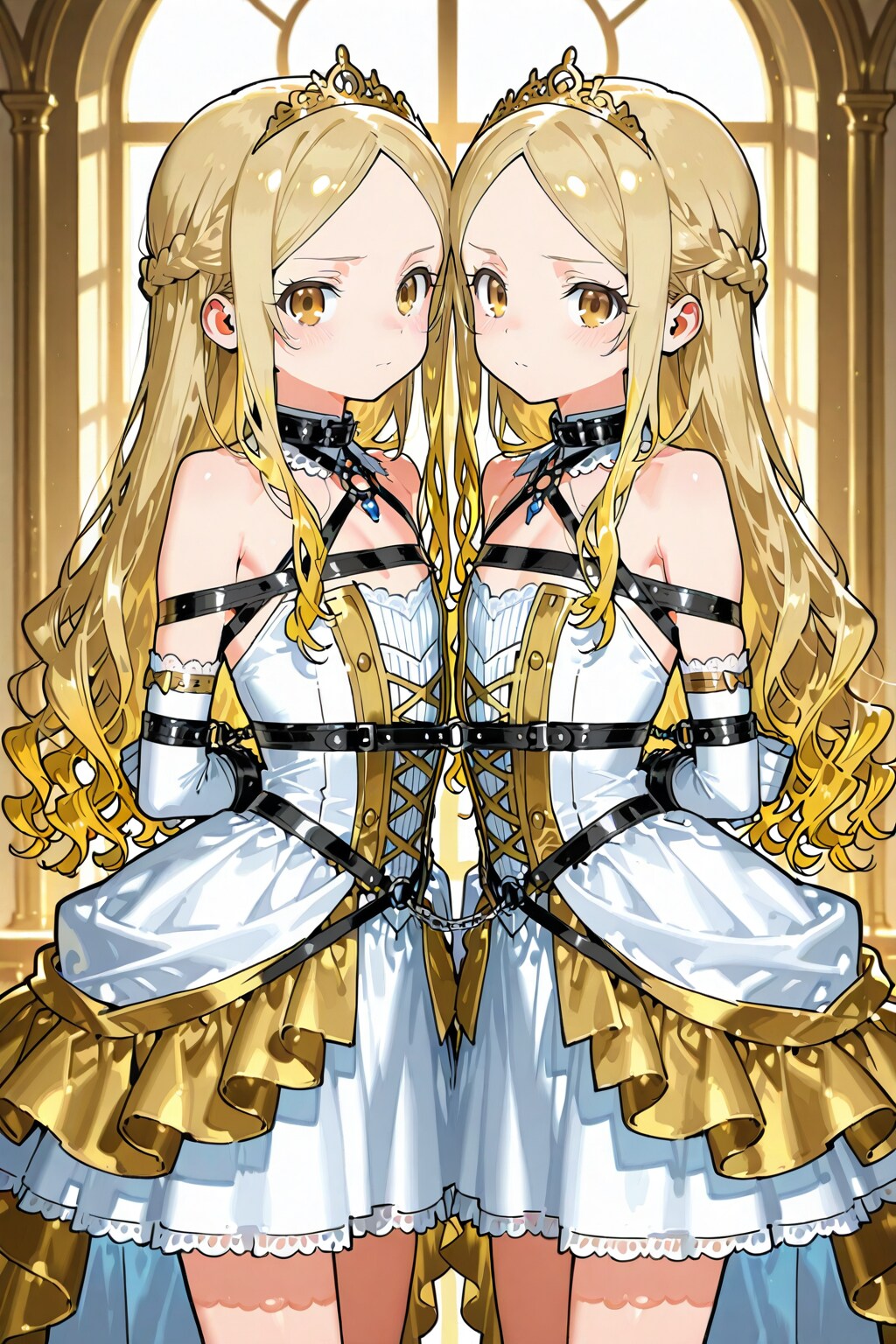 双子姫による肉体芸術（ボンテージ）
