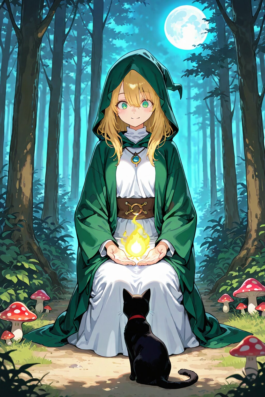 キノコの森の魔女