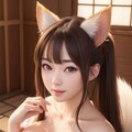 狐耳の女の子③ 5枚目