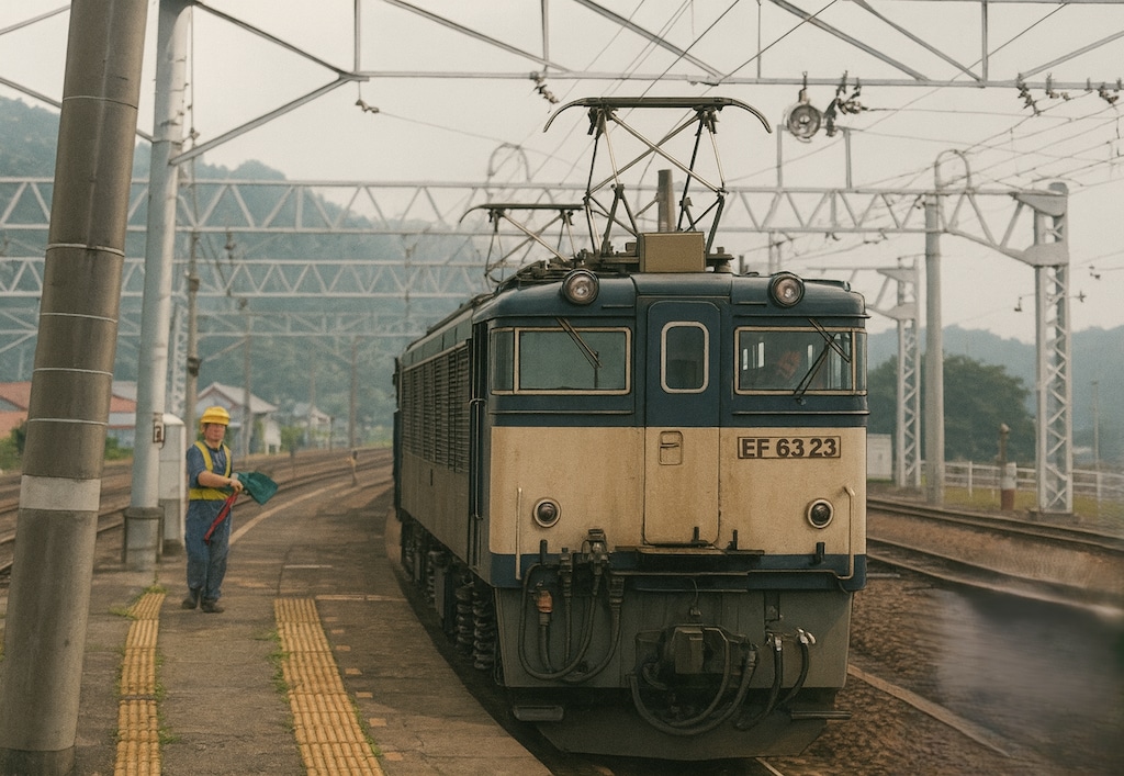 補機連結作業中