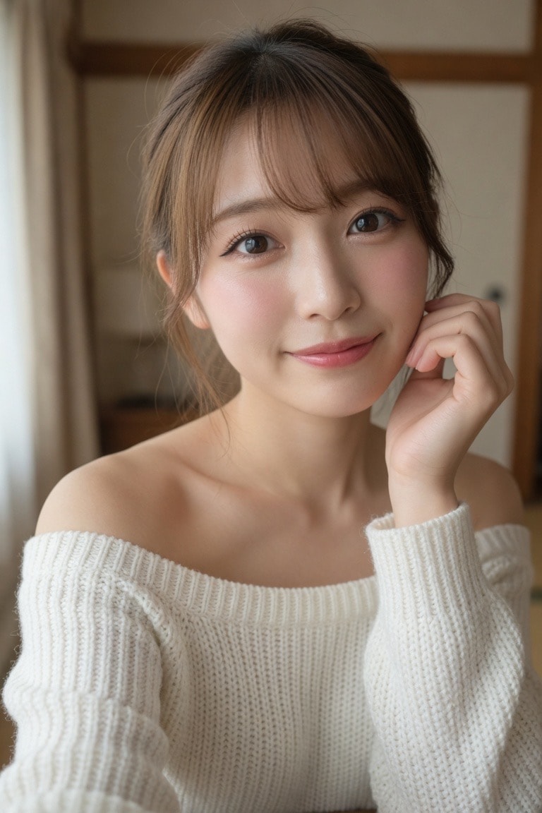 オフショル姉さん