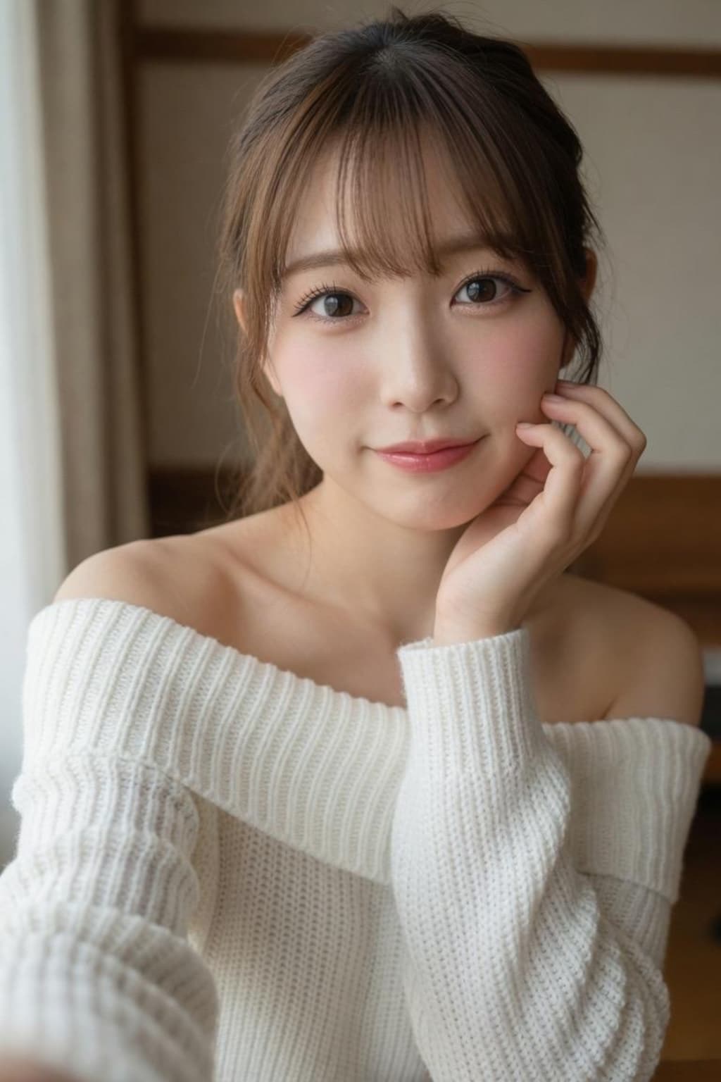 オフショル姉さん