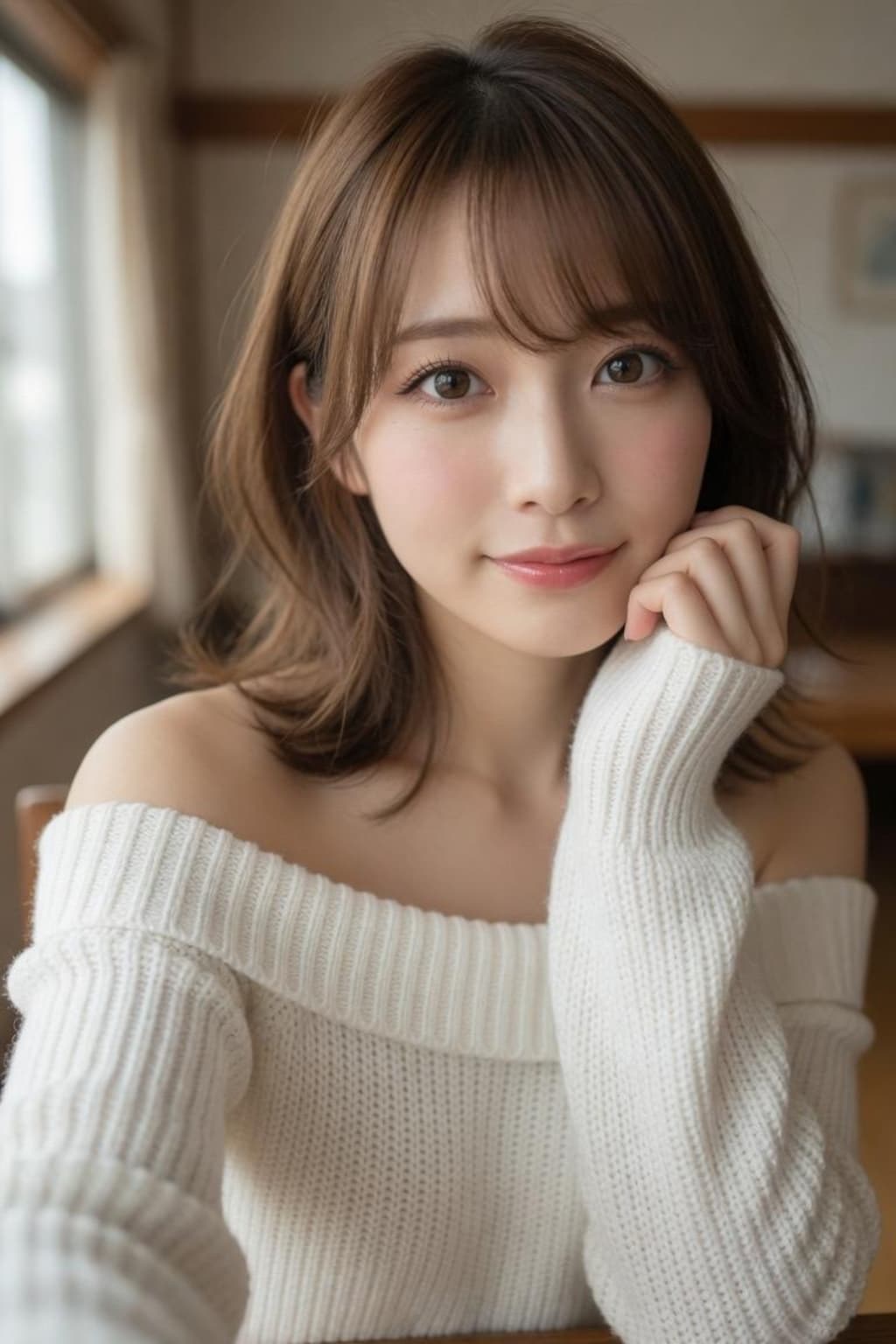 オフショル姉さん