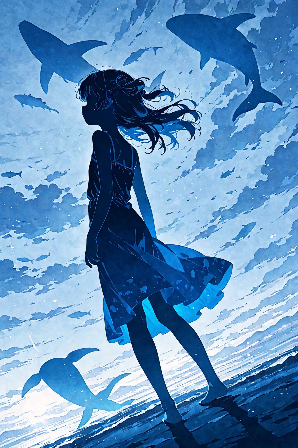 Whale sky | の人気AIイラスト・グラビア