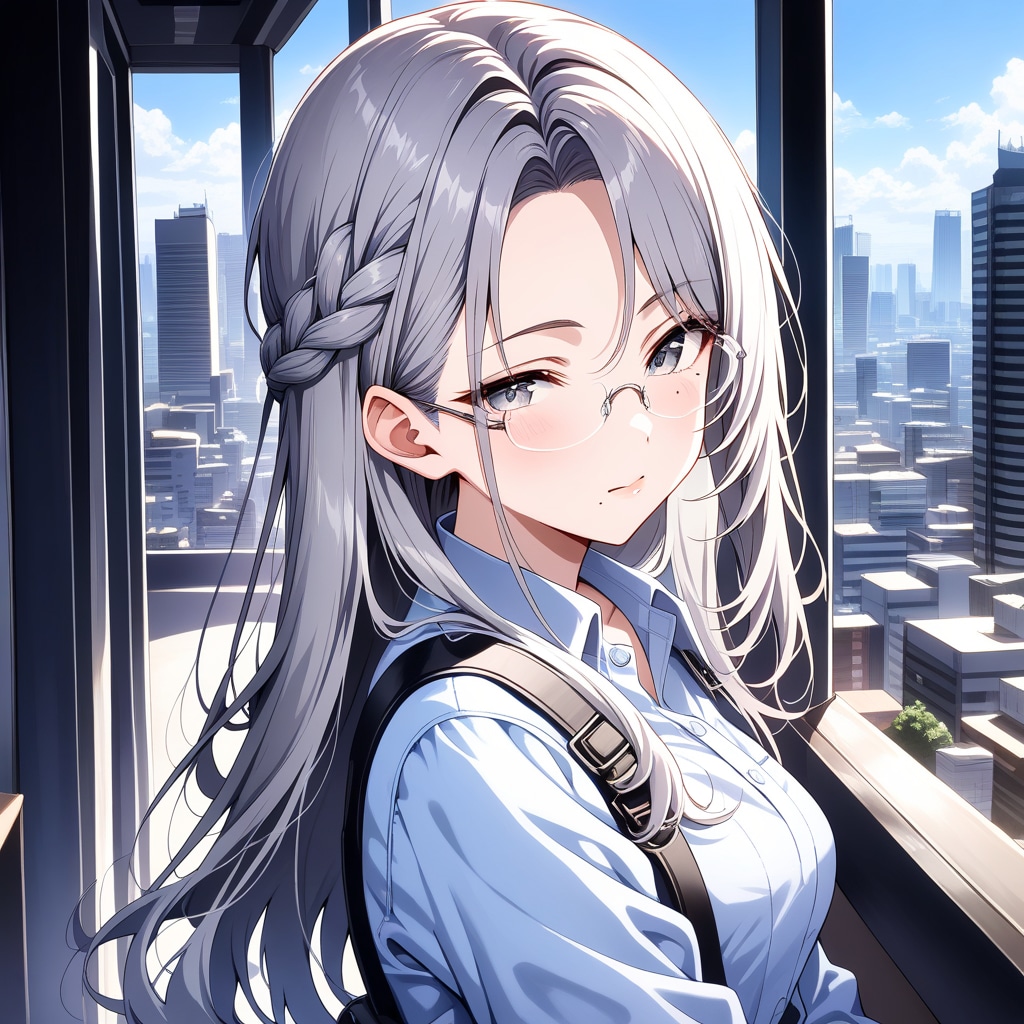 刑事のモナさんに見つめられる | の人気AIイラスト・グラビア