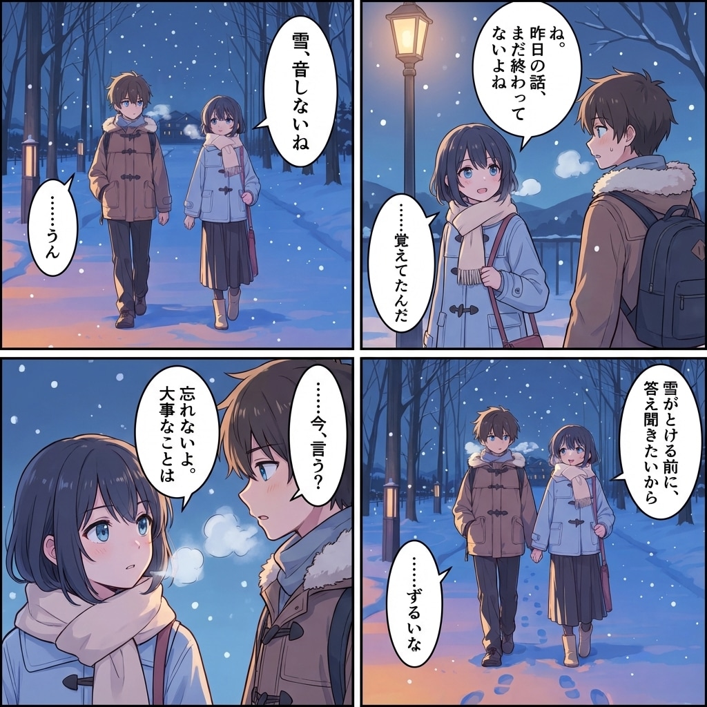 「冬」のマンガ | の人気AIイラスト・グラビア