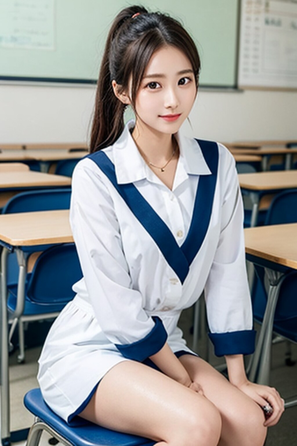 セーラー服風を色々と試してみた(見事に失敗