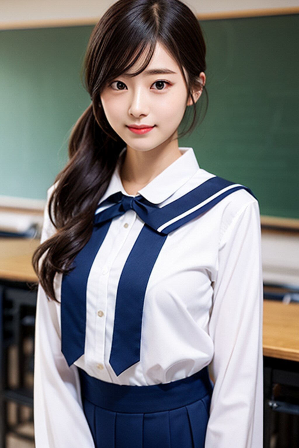 セーラー服風を色々と試してみた(見事に失敗