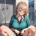 屋上でおしっこするのが癖になっちゃった女の子たち 12枚目