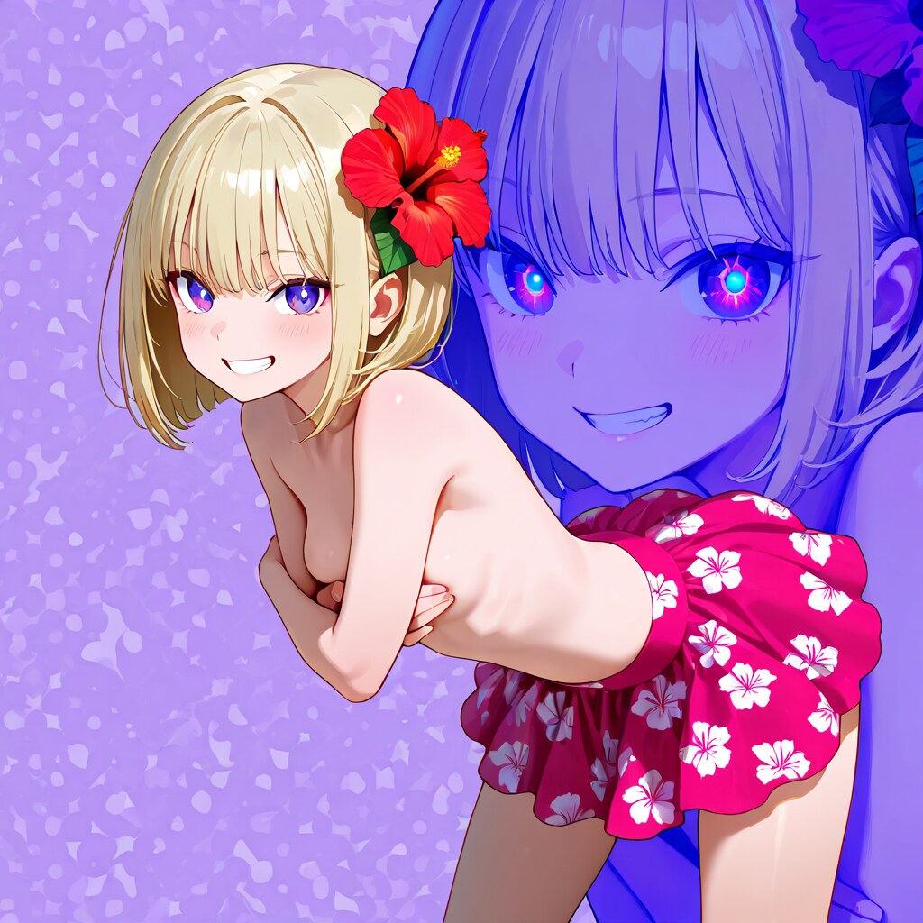 ハイビスカスは凸盛り不向き？