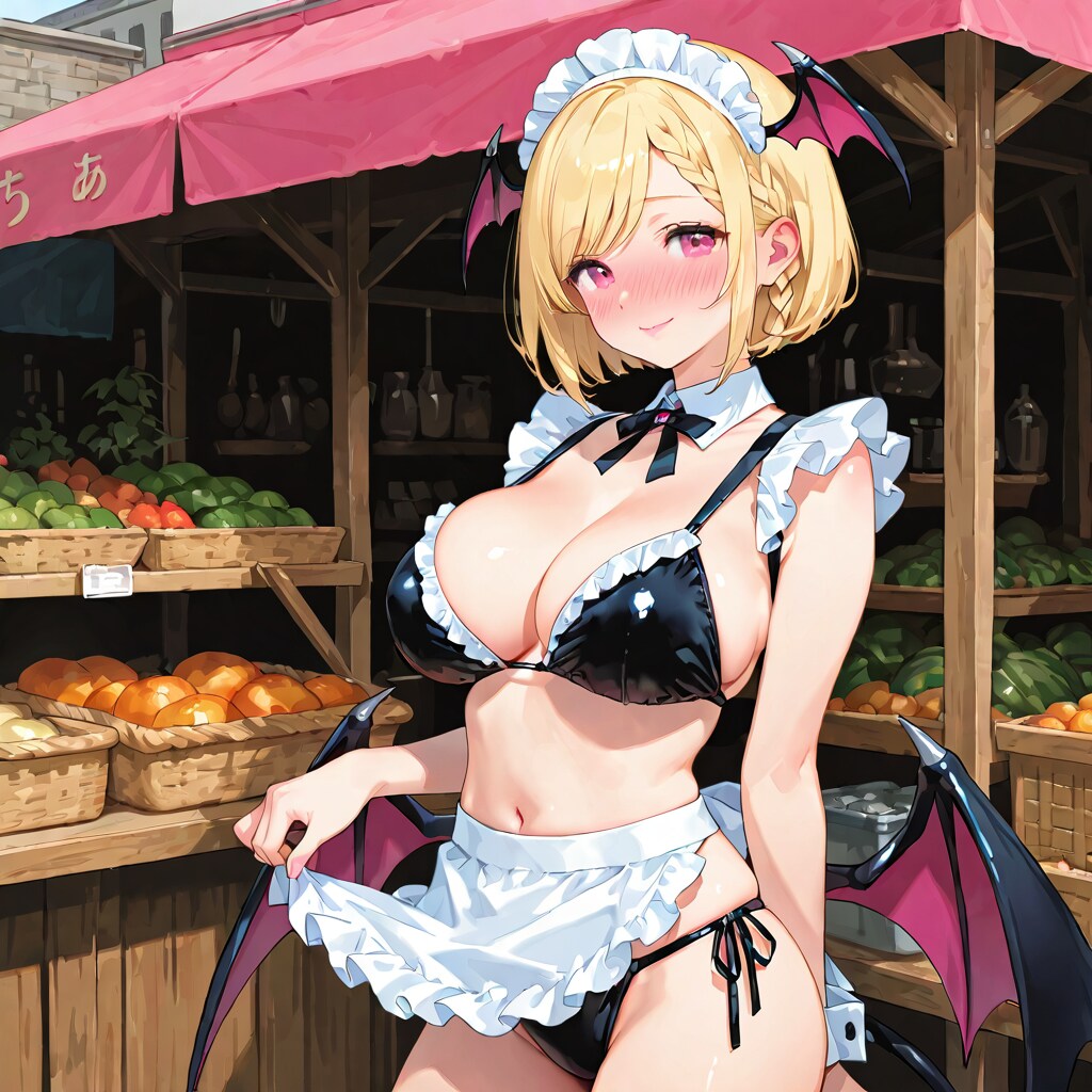 サキュバスメイドのお買い物