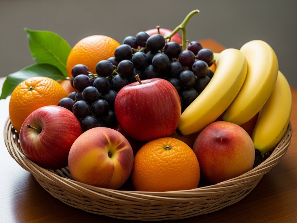 デザートの果実盛り合わせ