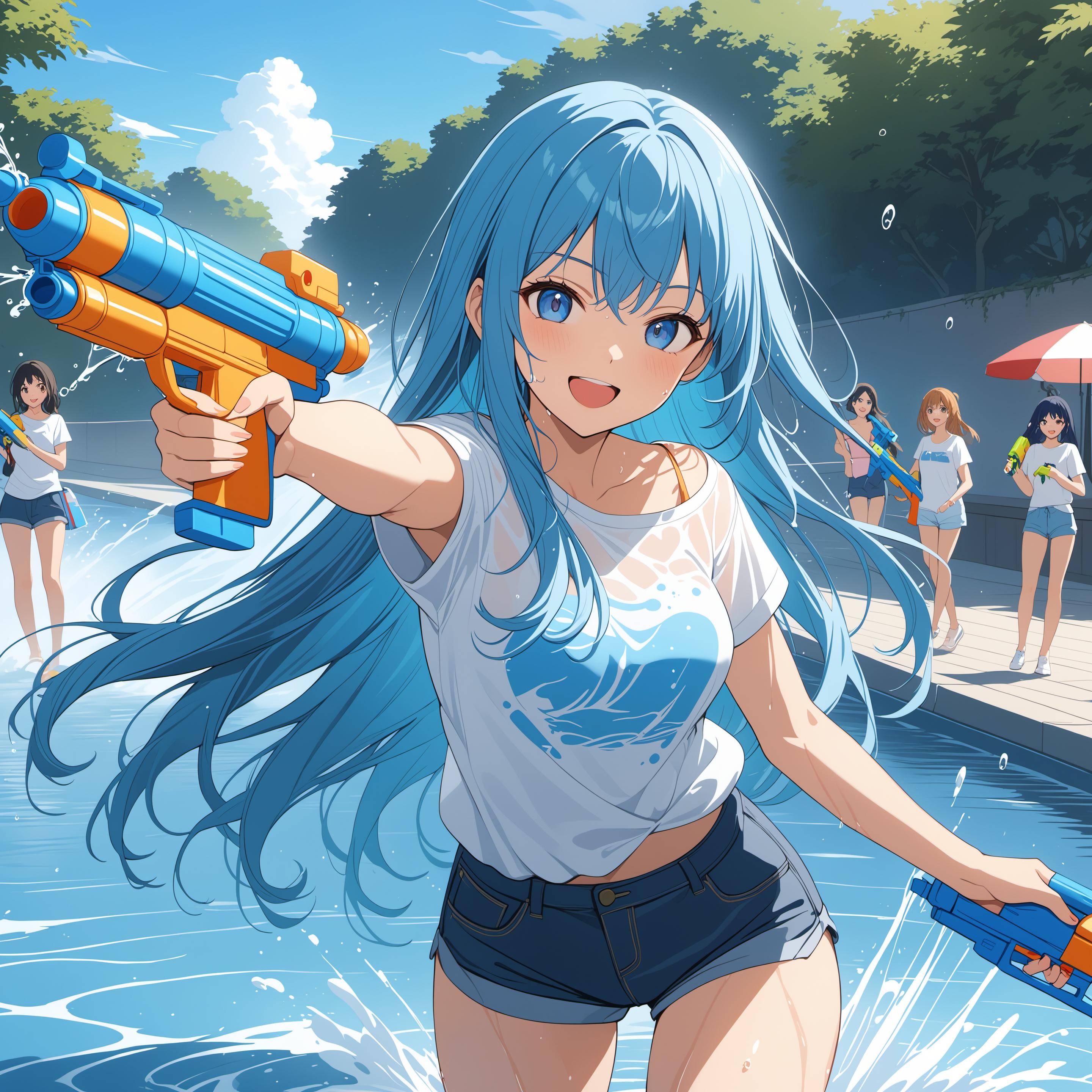 とまらないと撃つぞ～❤