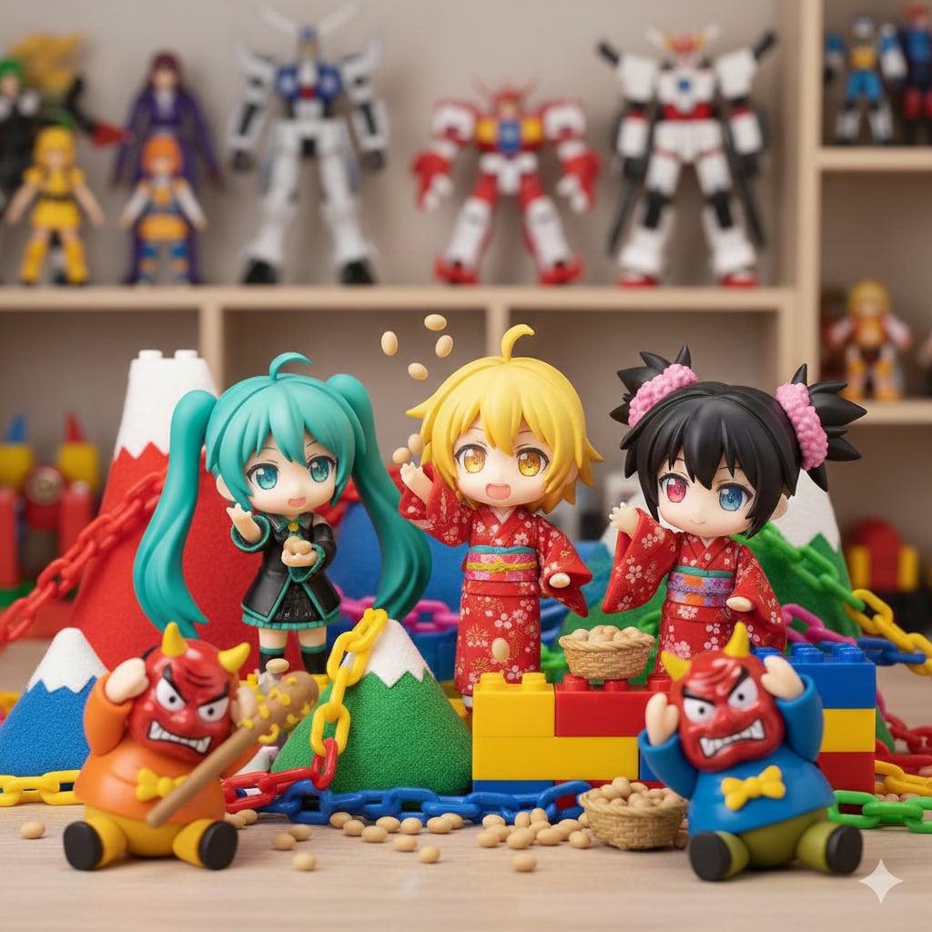 ミクちゃん達の節分