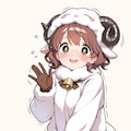 続、かわいい羊の女の子 7枚目