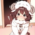 続、かわいい羊の女の子 2枚目