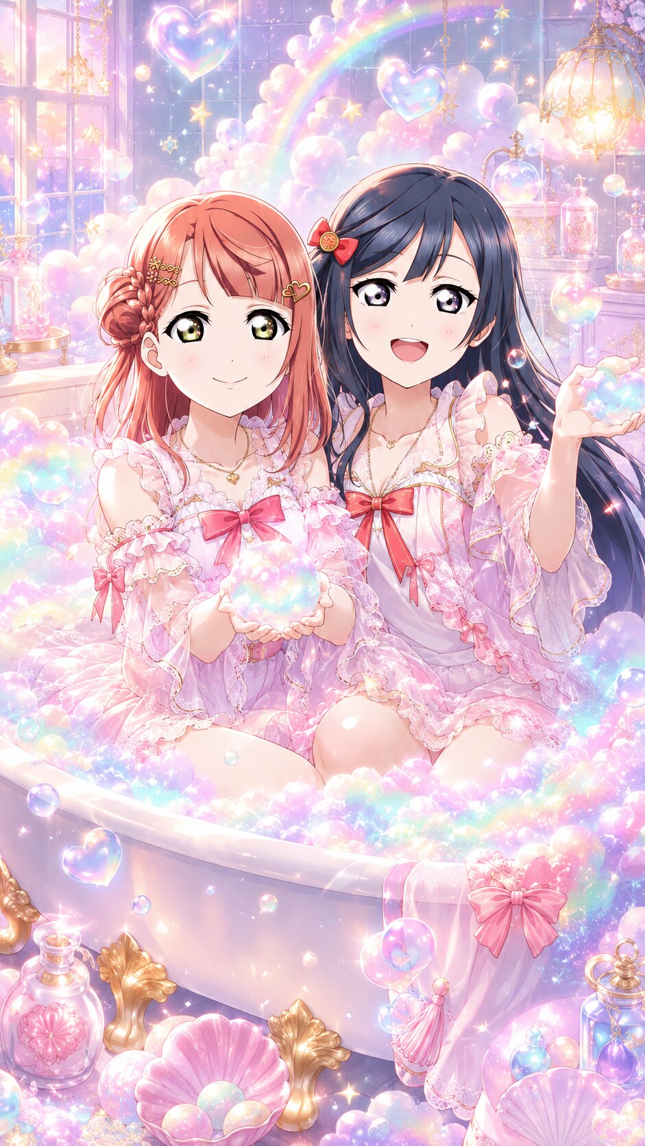虹の泡風呂🌈🛁【4/4】
