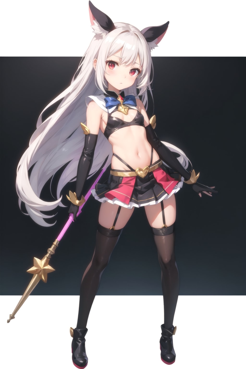 ガーターベルトの魔法少女