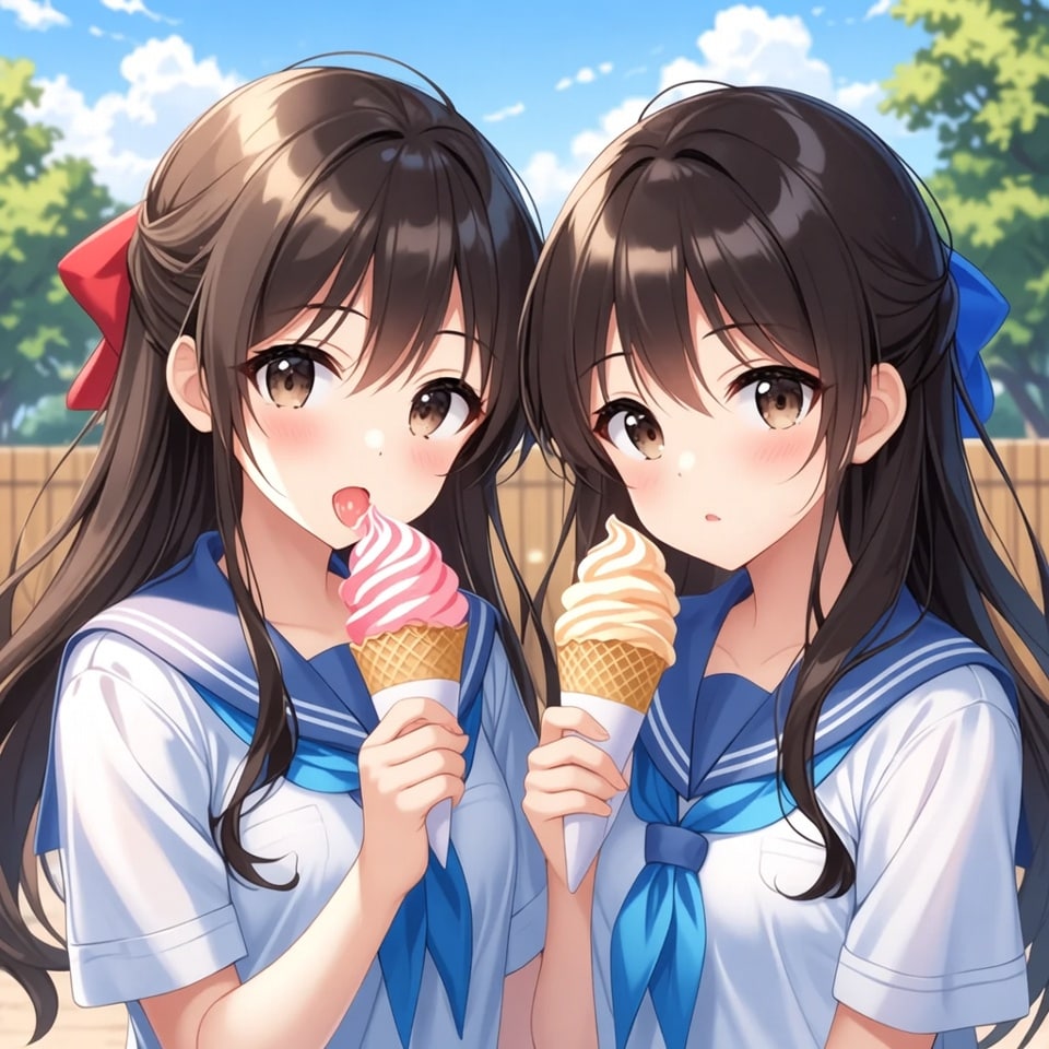 ふたご | の人気AIイラスト・グラビア