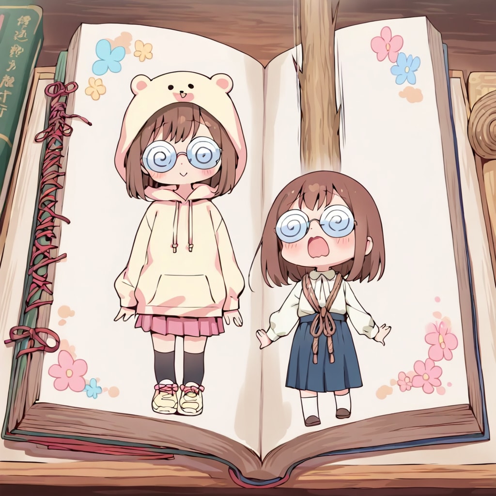 薪?を背負うぐるぐるちゃん | の人気AIイラスト・グラビア