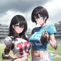 🏈泥まみれの女子アメフト 83 4枚目