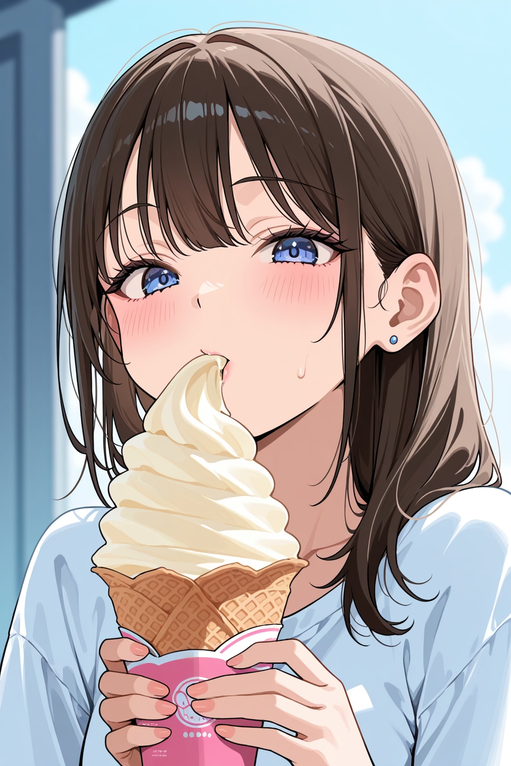 ソフトクリーム | の人気AIイラスト・グラビア