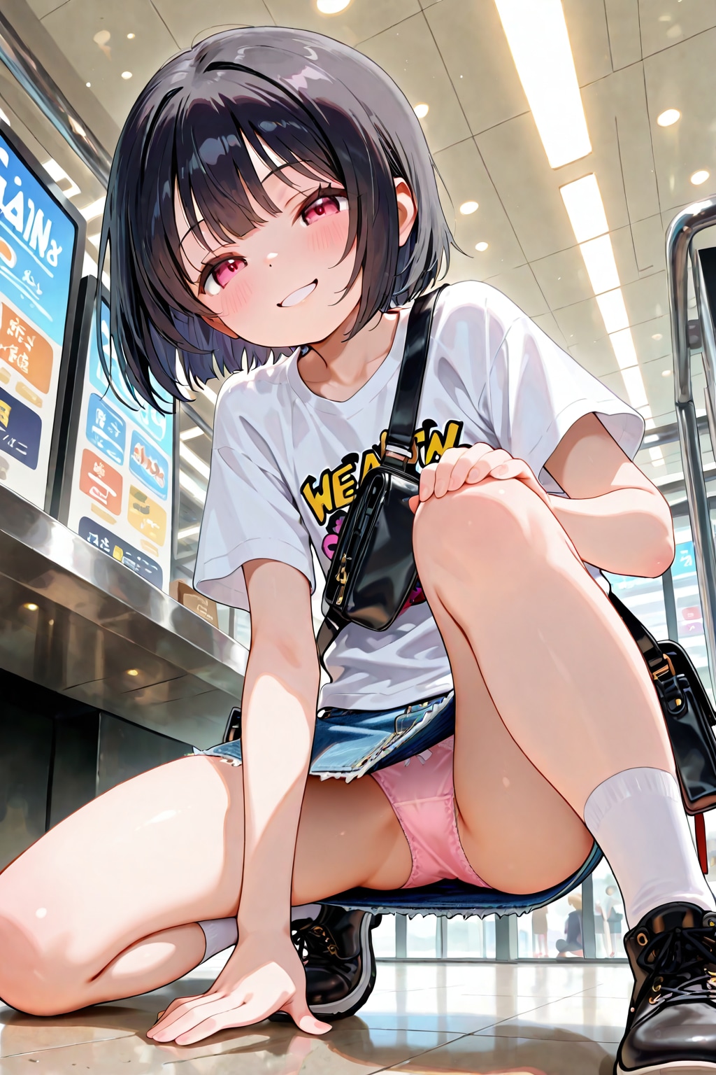 どこ見てるの？