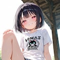 どこ見てるの？ 2枚目