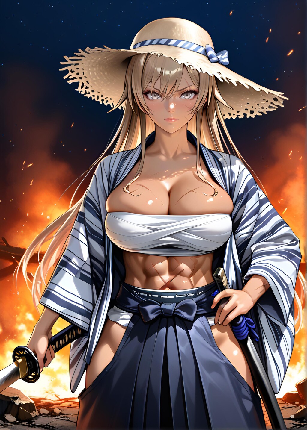 堀田成美（HottaNarumi）刀剣　帯刀