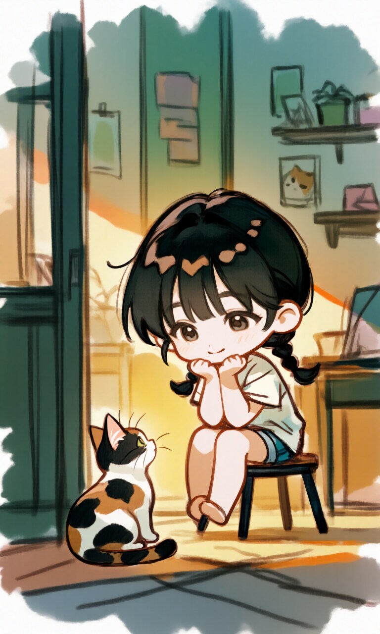 にらめっこ