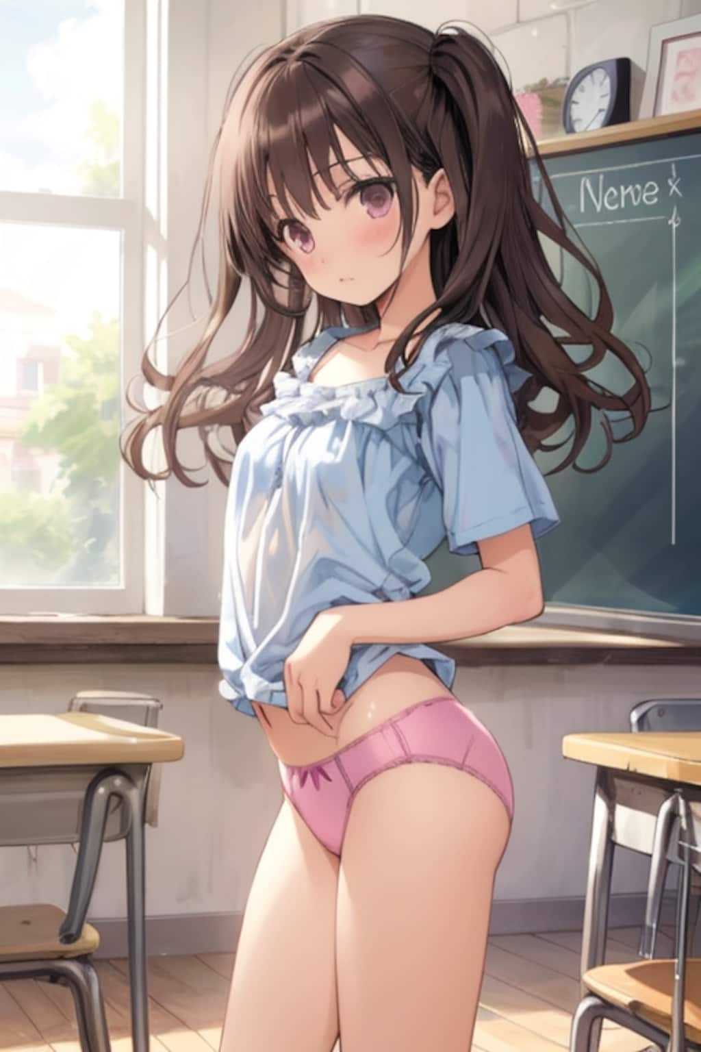 ピンクのパンツ