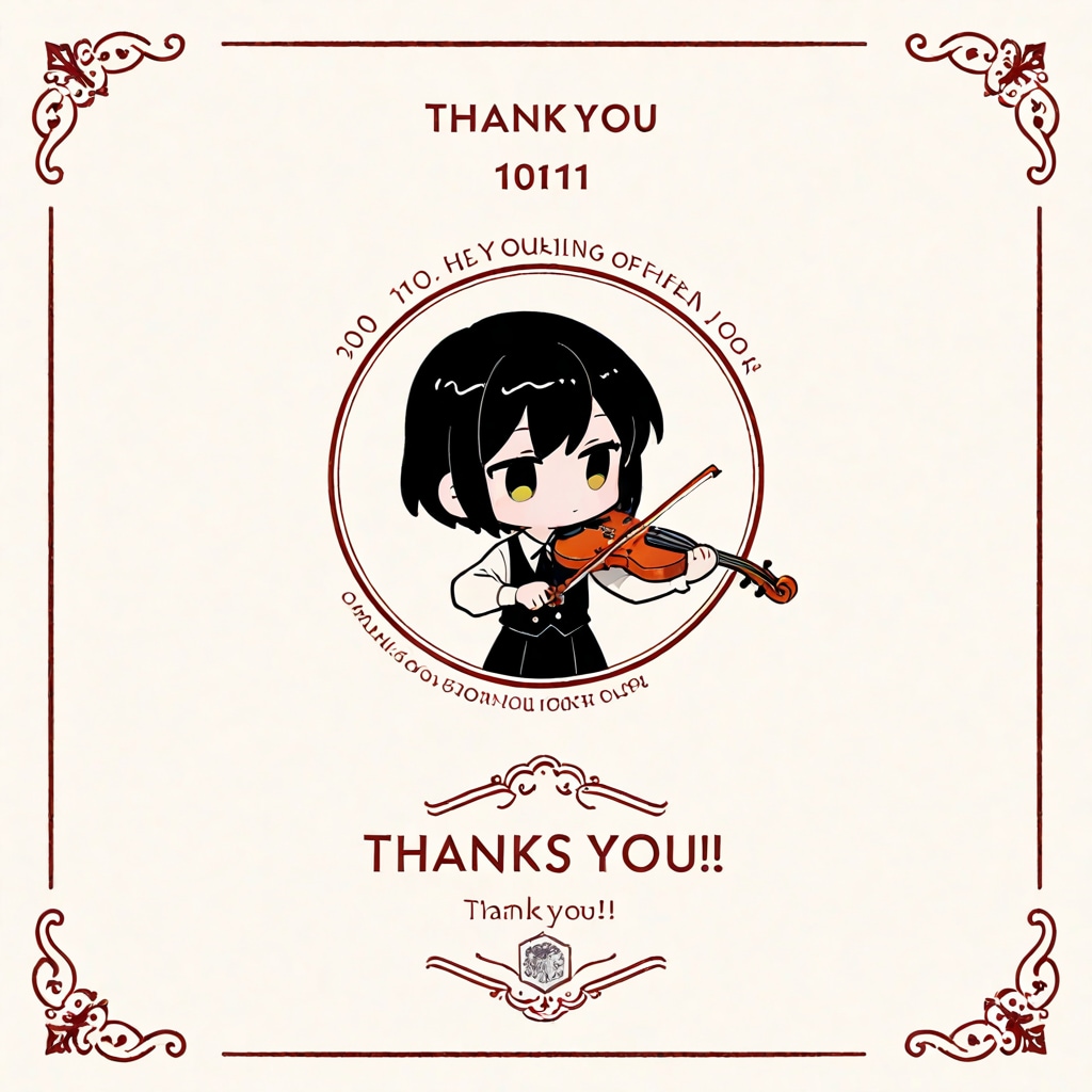 LILY. バイオリンスタンプ