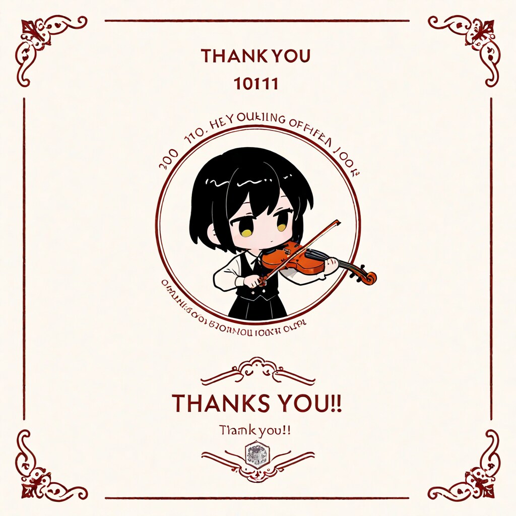 LILY. バイオリンスタンプ