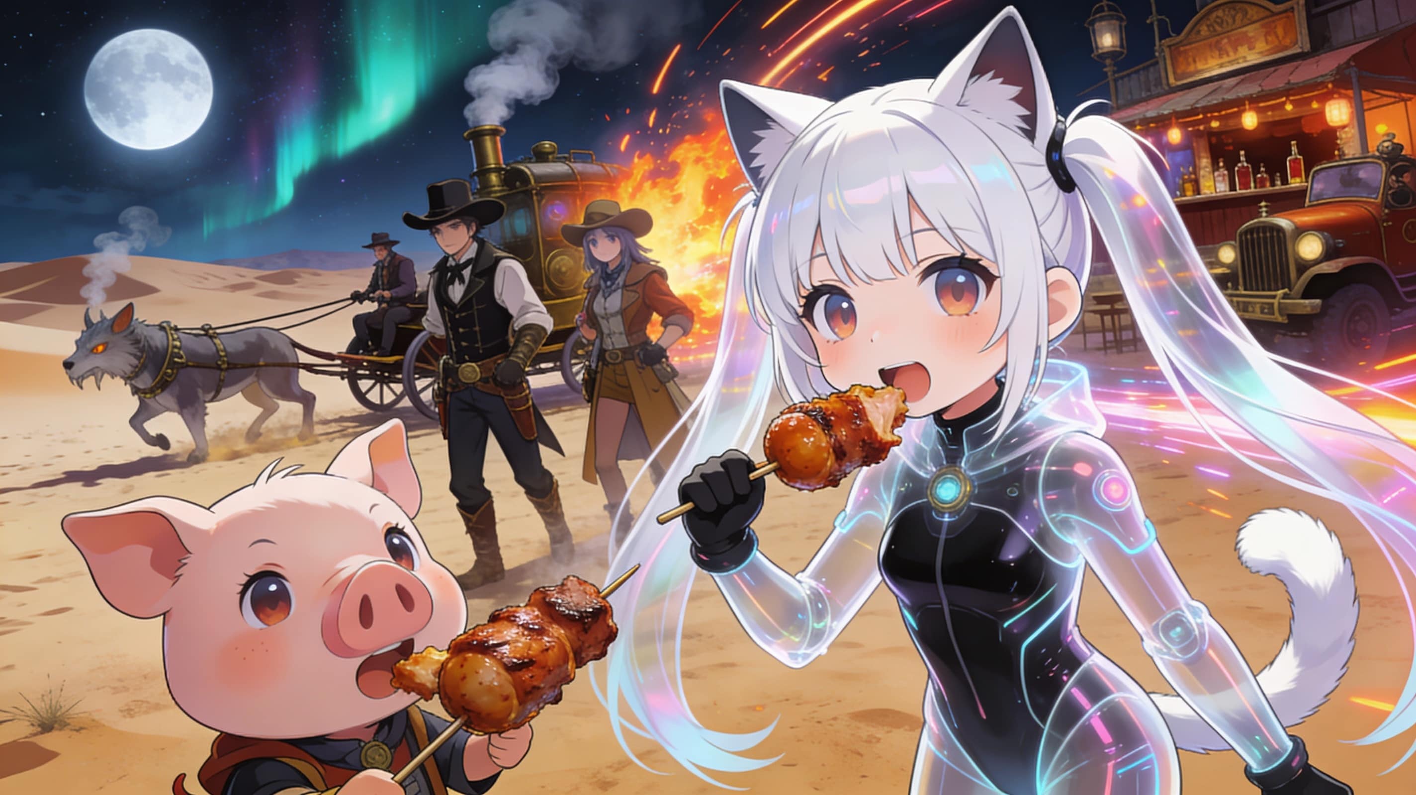 白ツイにゃん | の人気AIイラスト・グラビア