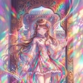 桃花窓辺幽姿 2枚目