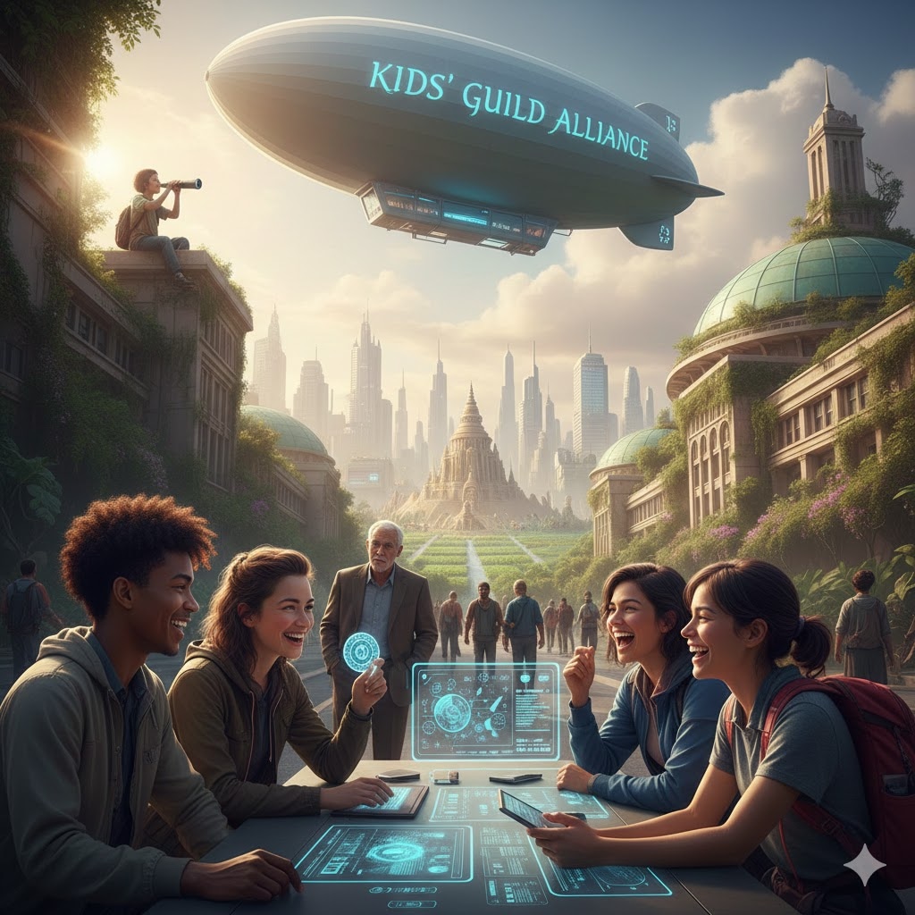 『ベーシックインカム時代の子供の未来』