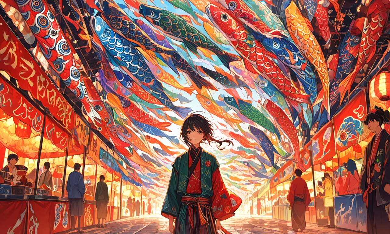 こいのぼりの日 | の人気AIイラスト・グラビア