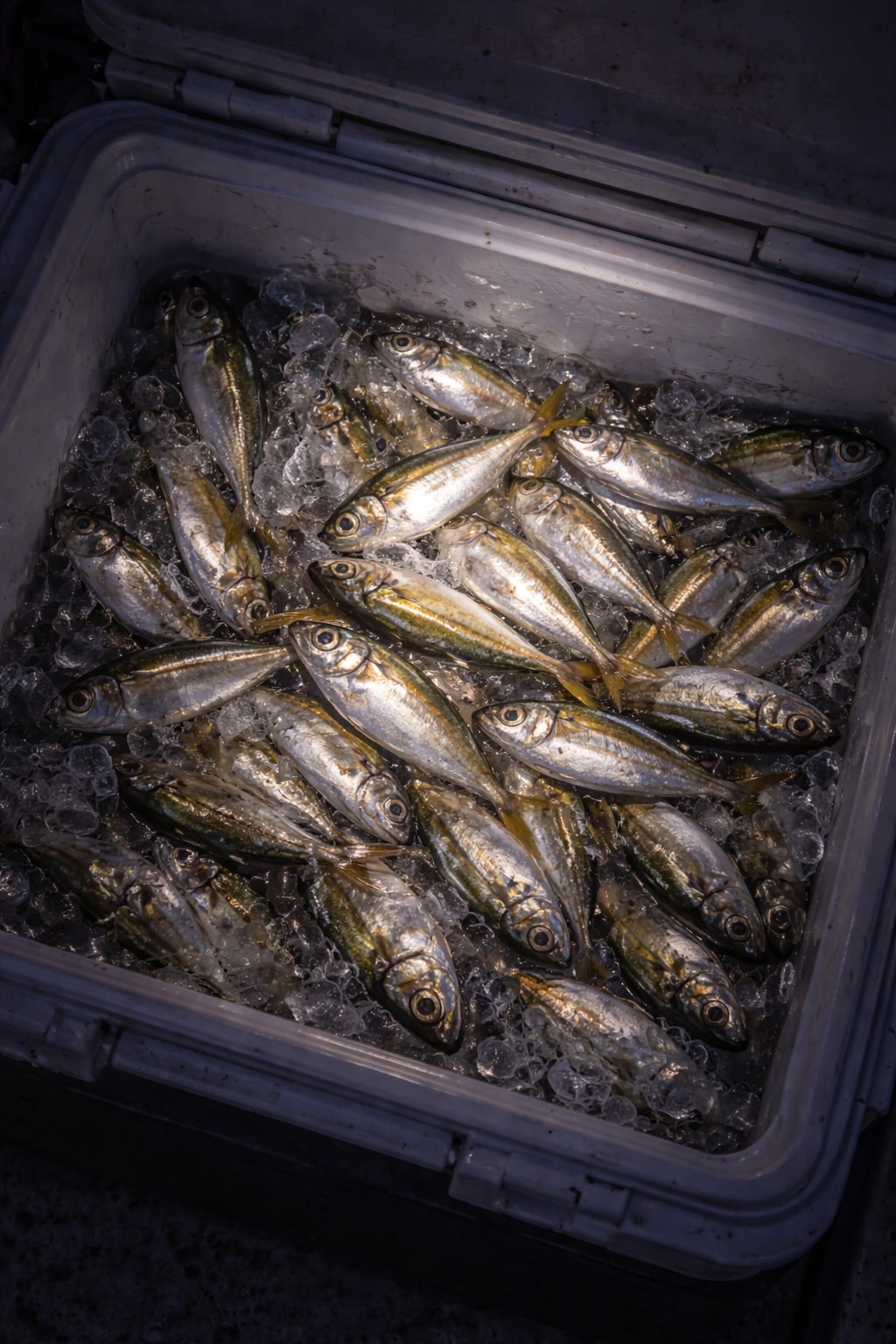 早朝の釣りを満喫したオジサン