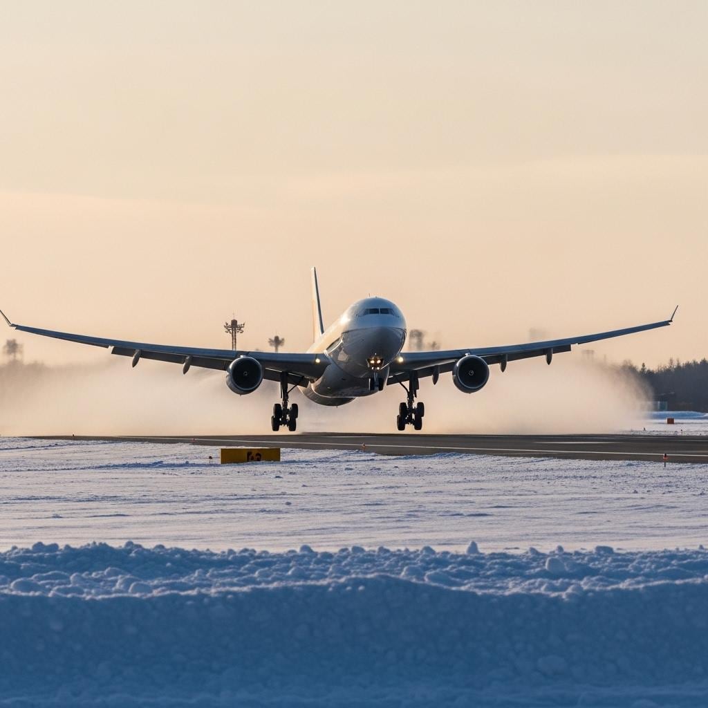 離陸　新千歳空港
