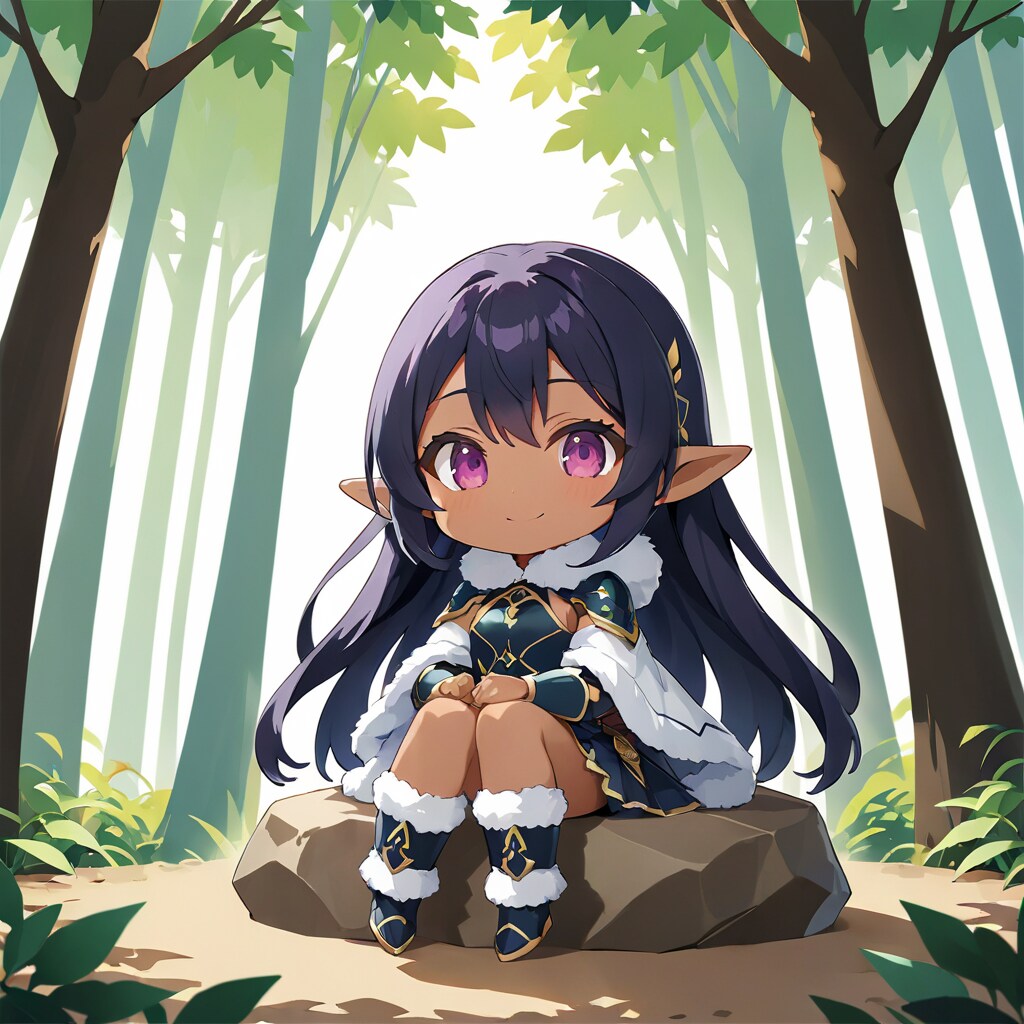 森のちびダークエルフ