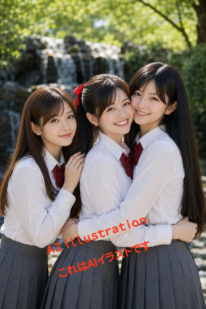 ボクにとってのふたりの初恋の美少女。 そして、同級生だったクールで大人びた美少女。  妄想の中で並んで立つ3人を思い浮かべると… 初恋のふたりは笑顔で寄り添い──