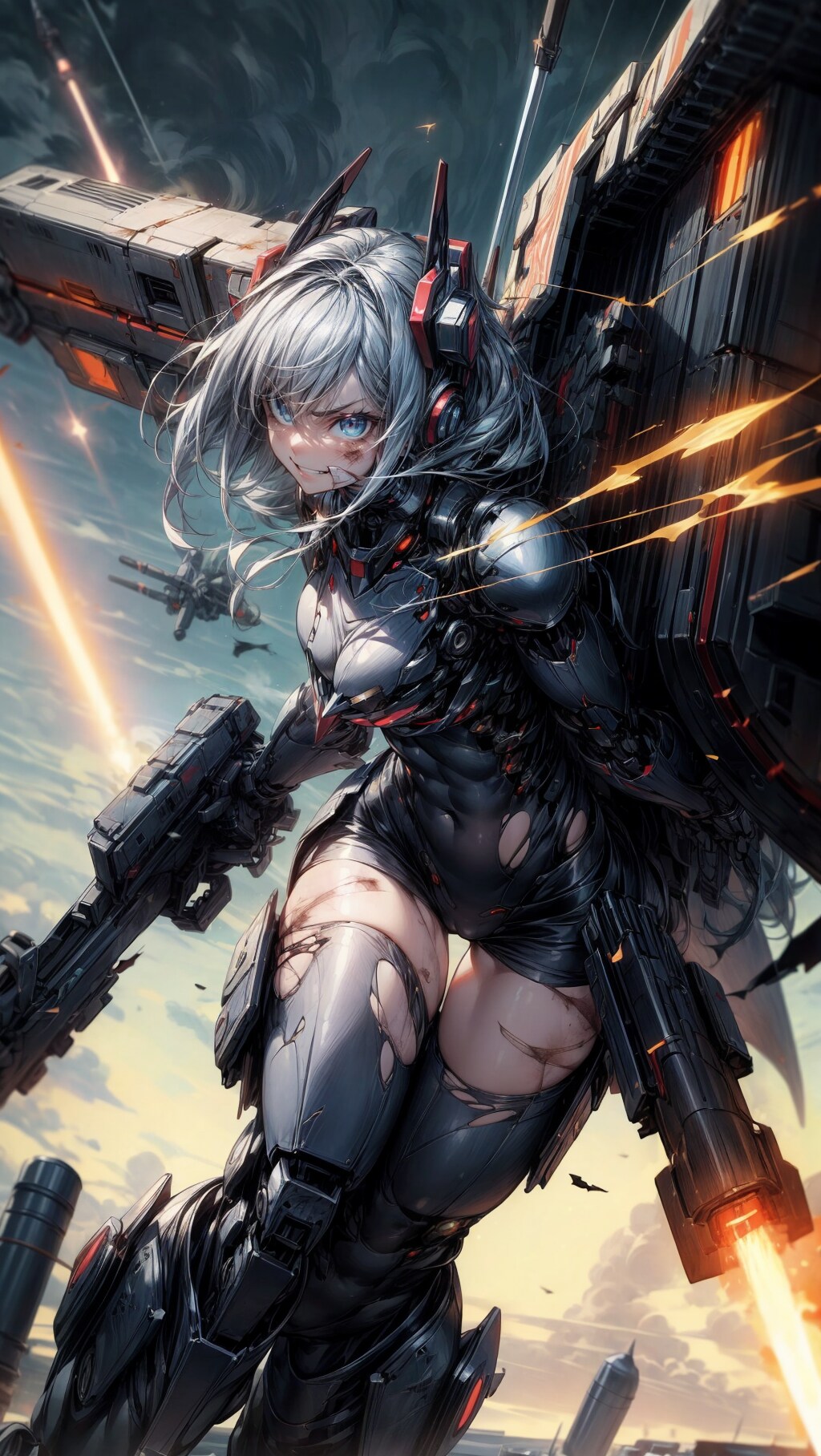 ロボット娘　戦闘大好き♡