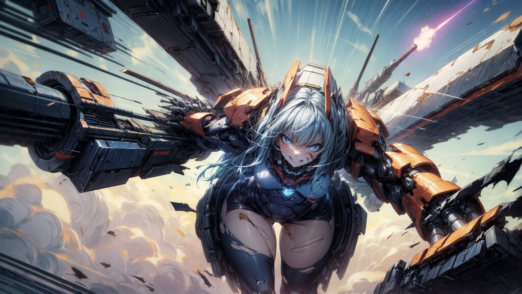 ロボット娘　戦闘大好き♡