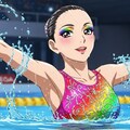 シンクロ美少女　ソロの演技③ 7枚目