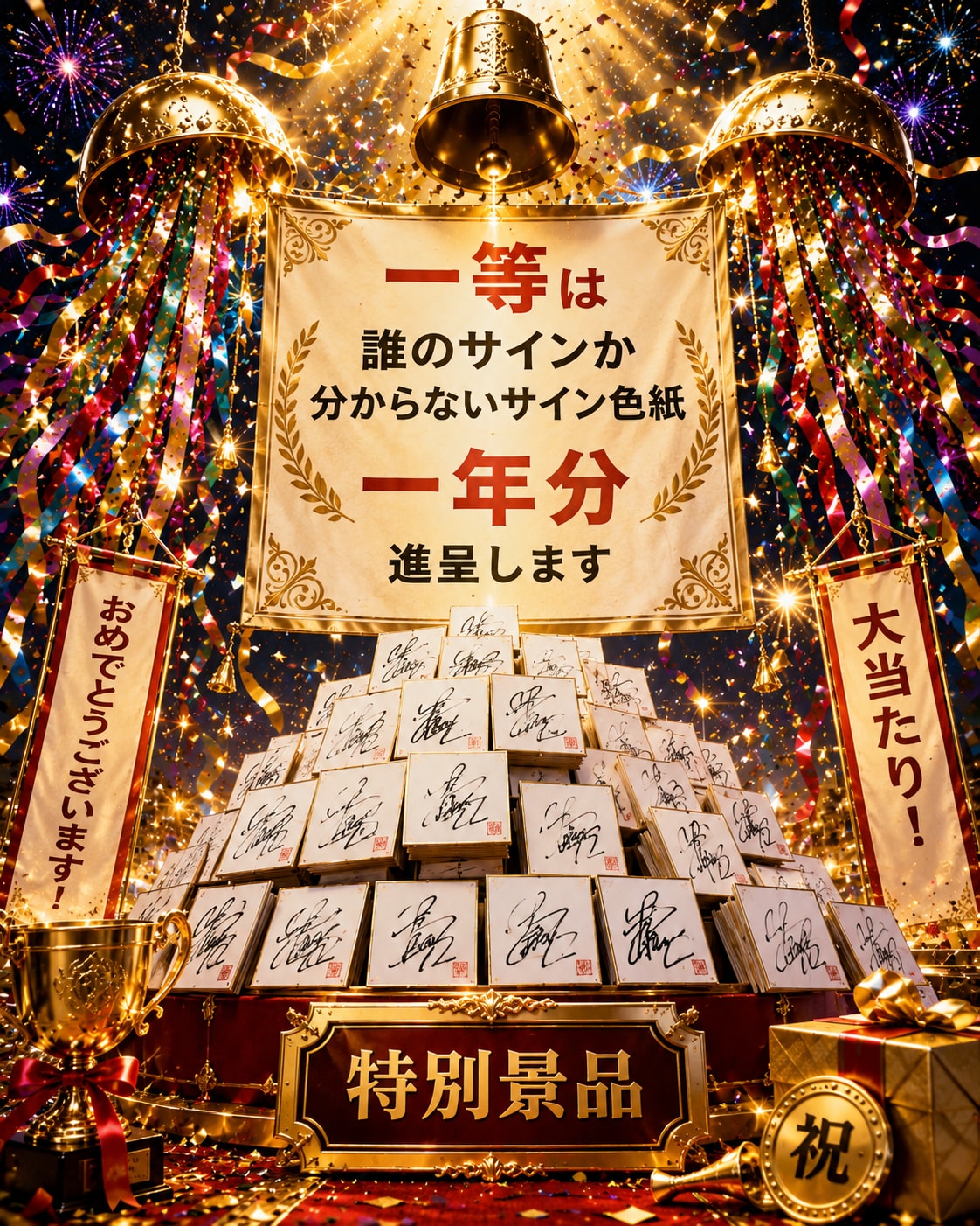 祝!正体不明の一等賞 | の人気AIイラスト・グラビア